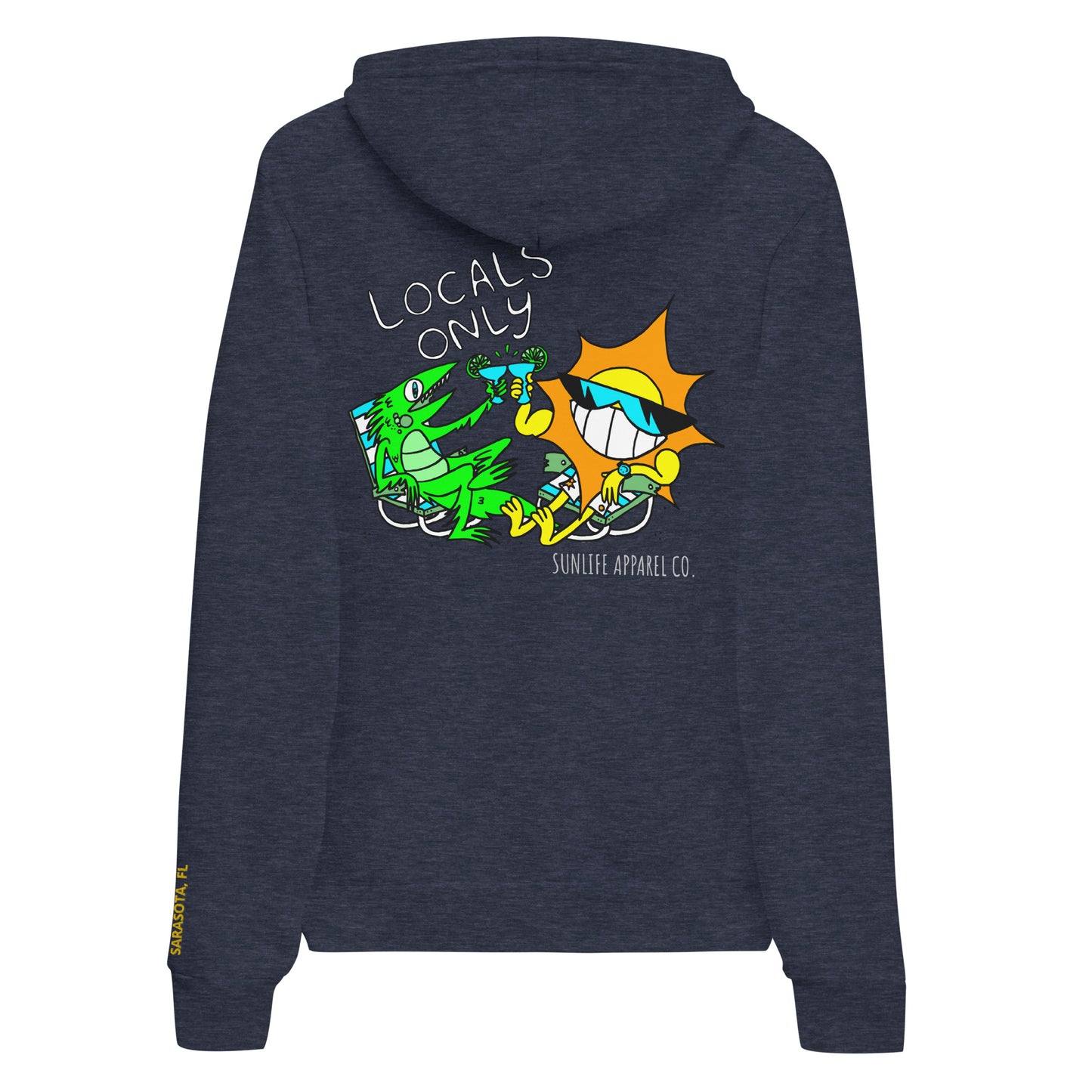 SUNLIFE "Locals Only" super-soft pull over hoodie