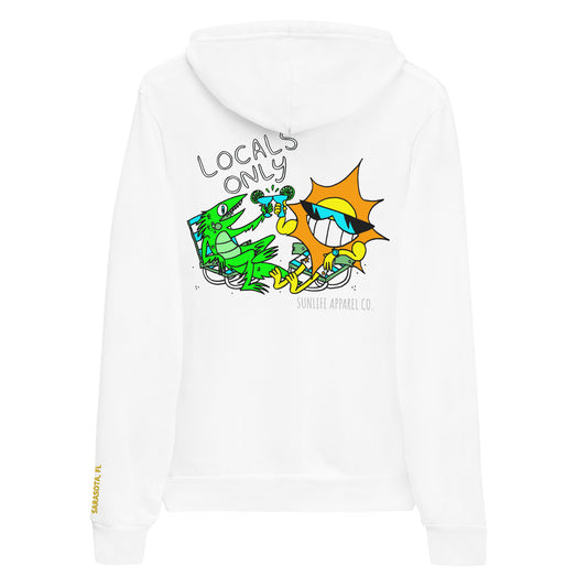 SUNLIFE "Locals Only" super-soft pull over hoodie